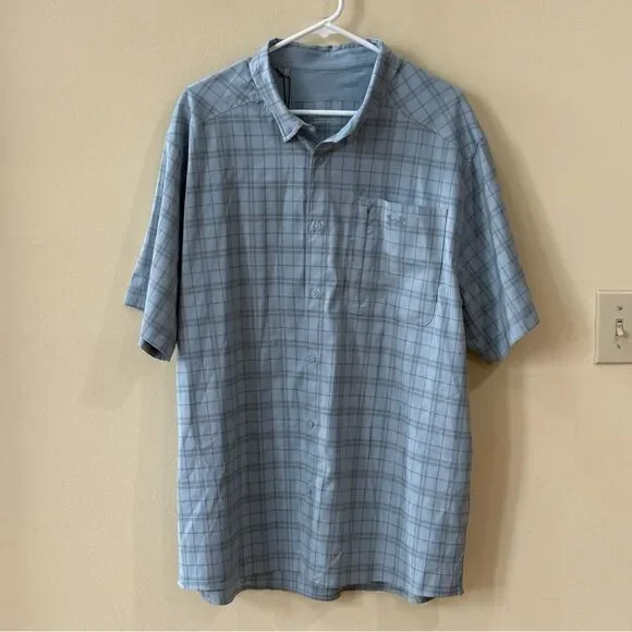 Under Armour Mens Drift Tide 2.0 Plaid Short-Sleeve T-Shirt - Picture 4 of 9